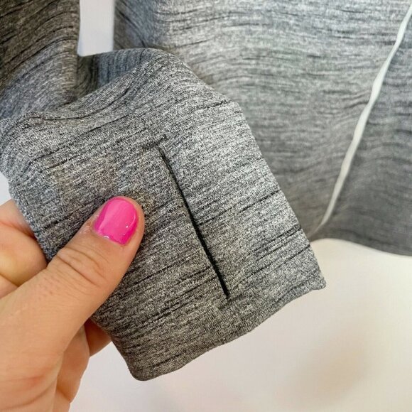 Spyder Womens Solitude Funnel Neck Pullover Top Long Sleeve Gray Small Raglan - Picture 6 of 8